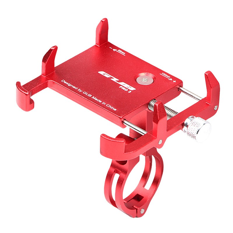 Aluminum Alloy Mobile Phone Bracket Motorcycle – Red, Multifunctional