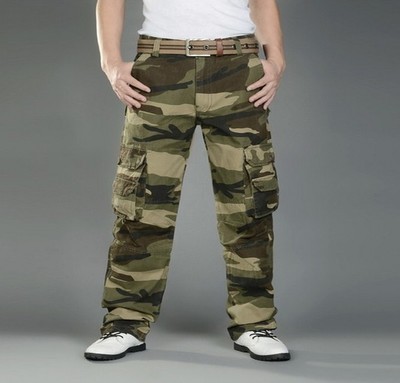 Title 5, Pantalon Camouflage Homme Casual Multi-Poches p...