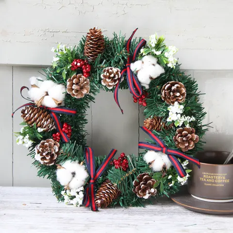 30cm 40cm Christmas Wreath Ornaments