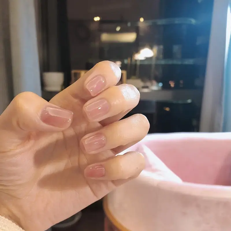 Transform Your Nails.24 Short Oval-shaped Polished Designs In Various Solid Colors.Full Coverage Nails Suitable For Women And Girls.