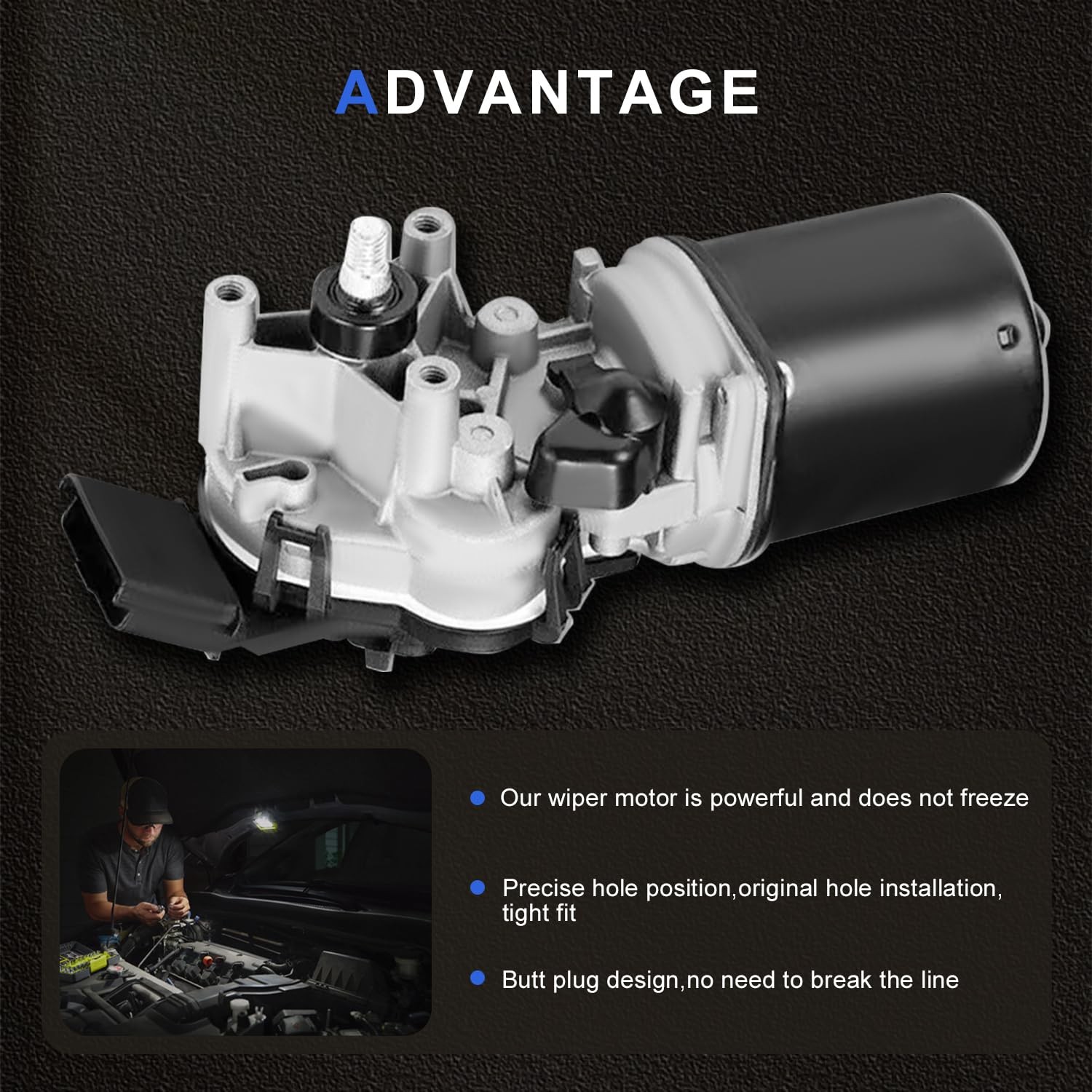 New Front Windscreen Wiper Motor For Dacia Sandero And Stepway Logan — image 6