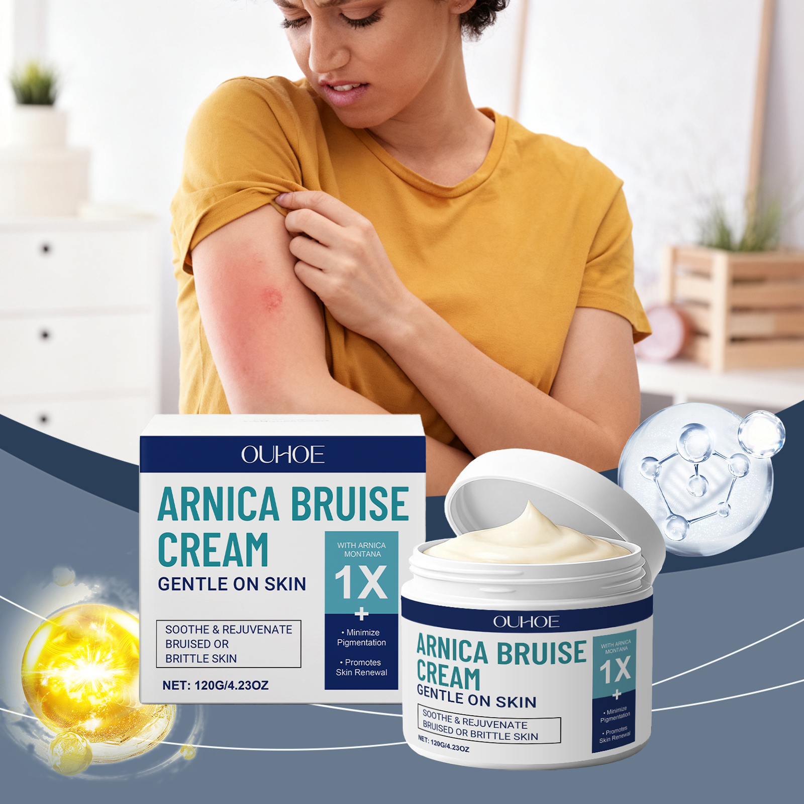 Soothing And Repairing Cream 120g 1 Box — foto 7