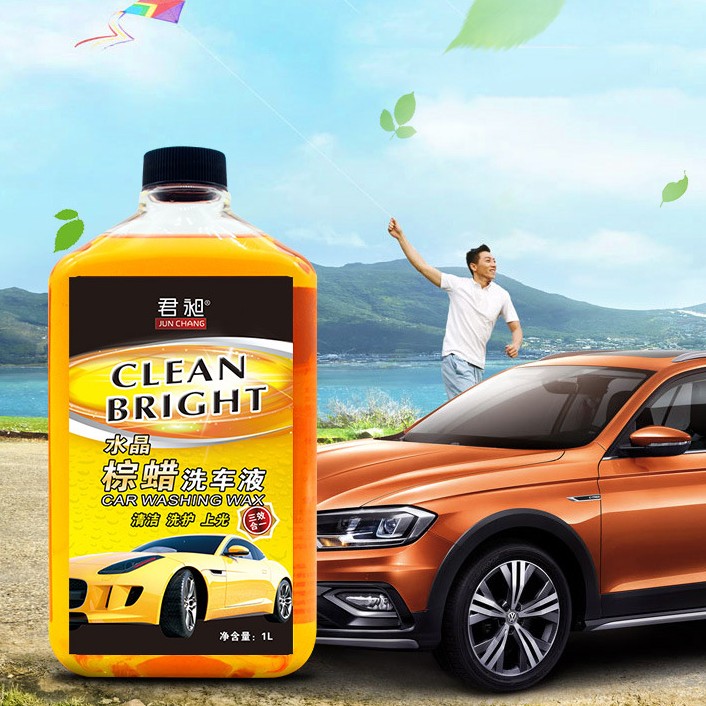 Title 5, 1L High Foam Car Wash Water Wax Strong Decontam...