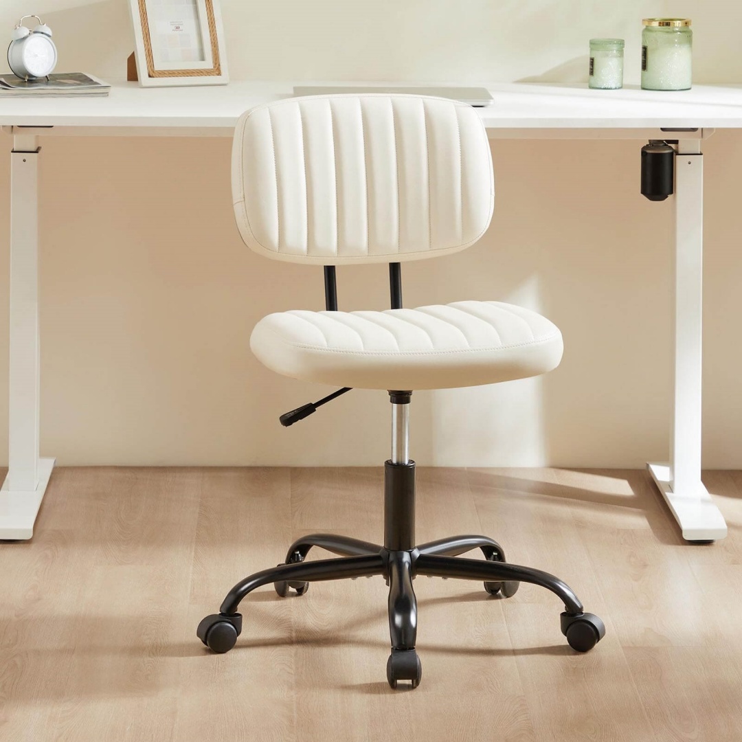Adjustable Height 360degrees Rolling Swivel Computer Task Chair Without Arm image 14