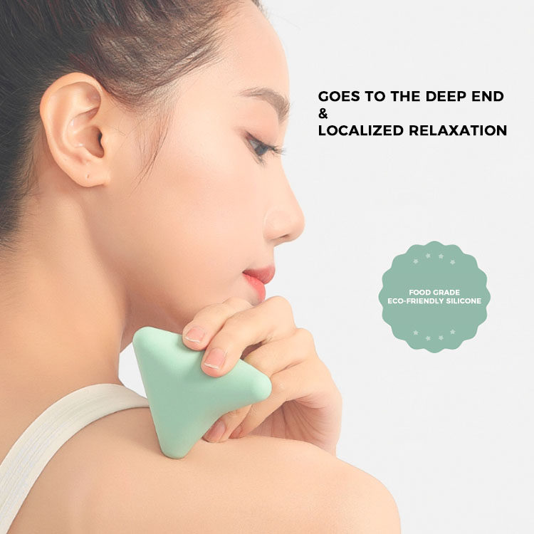 Силиконовый массажный конус, треугольный аппарат для расслабления, мяч, поясничная мышца, расслабление грудного отдела позвоночника, спины, шеи, лопаток, ног, аппарат для йоги