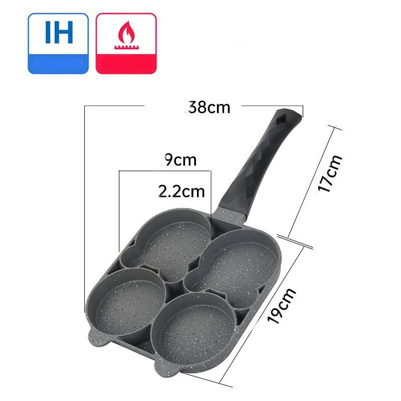 Title 1, Non-stick Small Flat-bottomed Household Frying ...