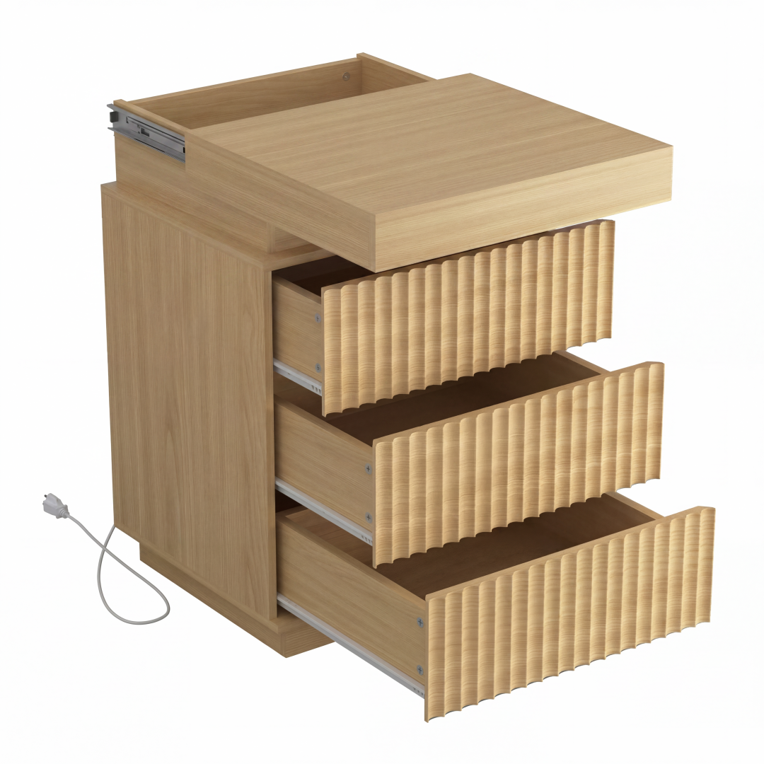 Nightstand Set with Charging