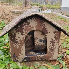 Outdoor Waterproof Oxford Cloth Cat And Dog Kennel - Desert Camouflage - View 1