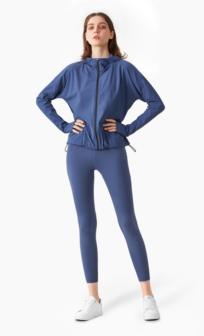 Asual Loose Cardigan Running Fitness Yoga Clothes