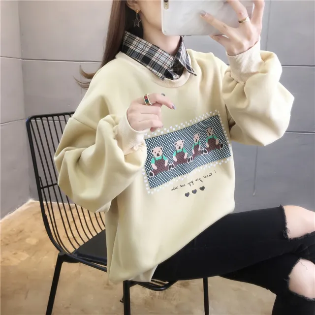 Fashion Women's Loose Plus Velvet Thick Sweater 5 Style - Shop at LoveMi