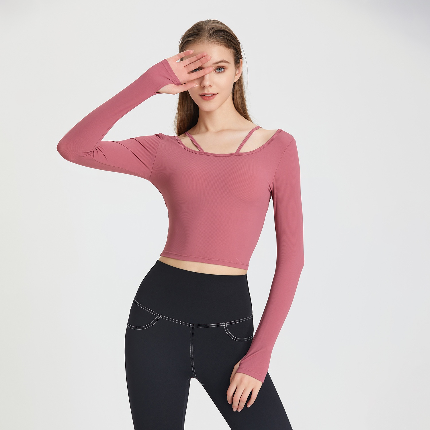 Title 3, Long Sleeve Yoga Wear Top Women