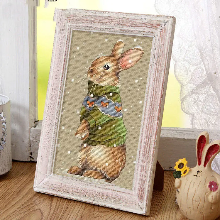 DMC Thread Cross Stitch Kit Sweater Animal