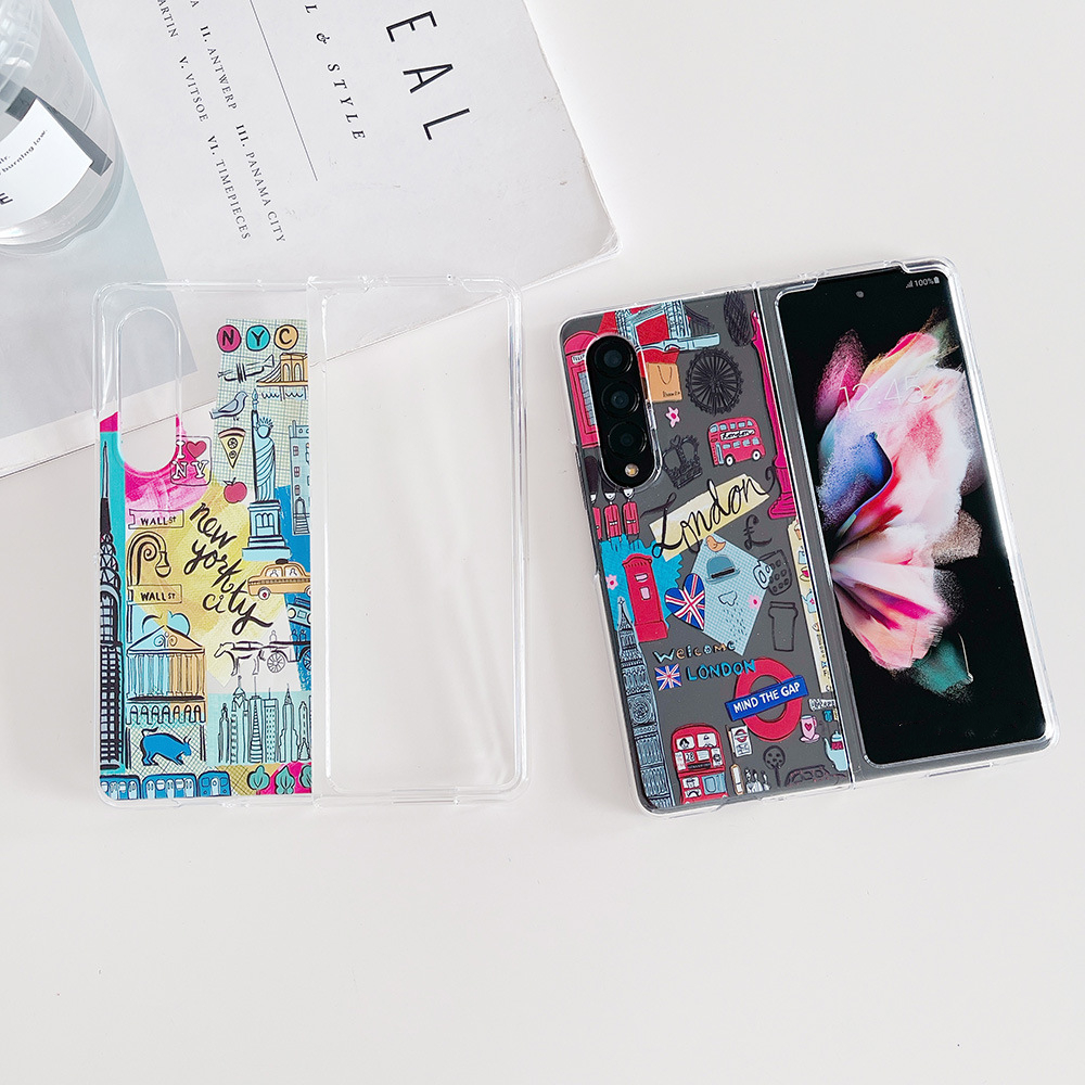 Fashionable Paris Colored Transparent PC Case