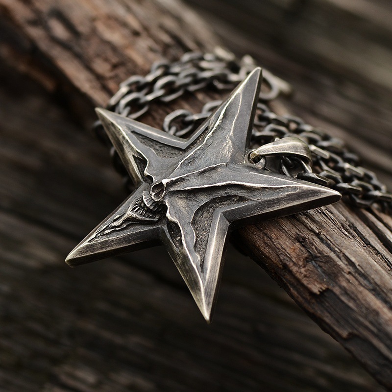 Fashion Five-pointed Star Popular Pendant Necklace