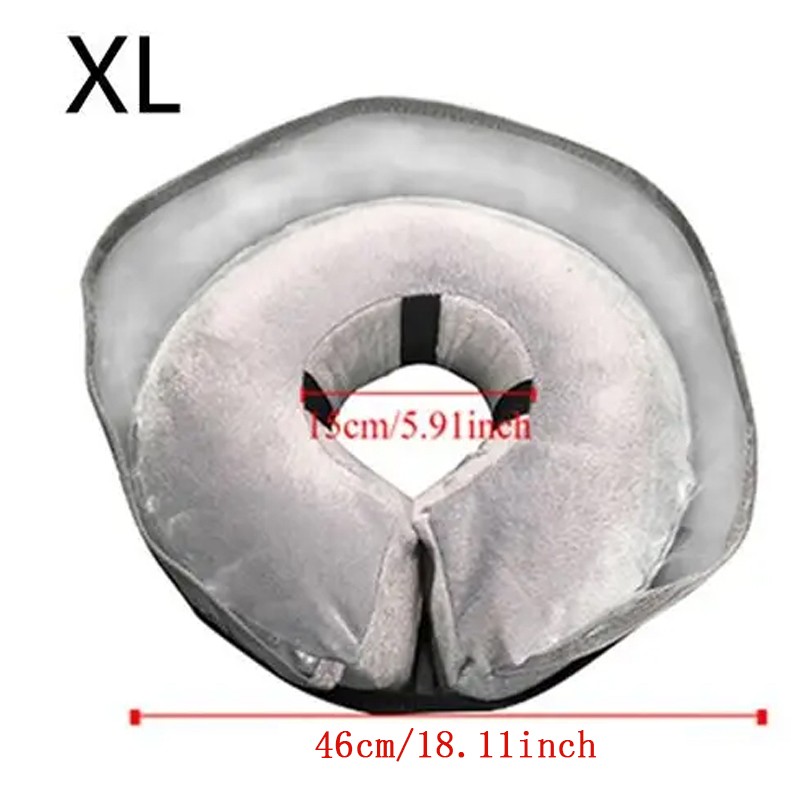 Inflatable Dog Cone Collar Soft After Surgery ALterna Tive Meff-Mluk — image 7