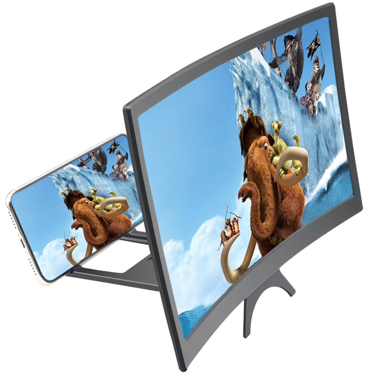 Mobile Phone Amplifier 12-inch Curved Mobile Phone Screen Amplifier - Image 2
