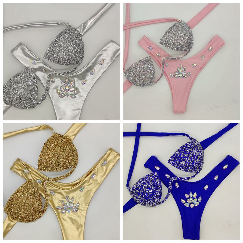  New Hot Diamond European And American Swimsuit Bikini
