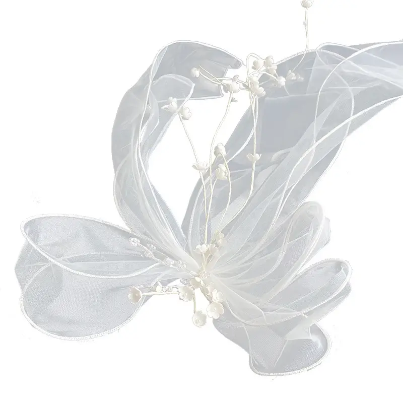 Mesh Handmade Veil Aesthetic Temperament Side Clip