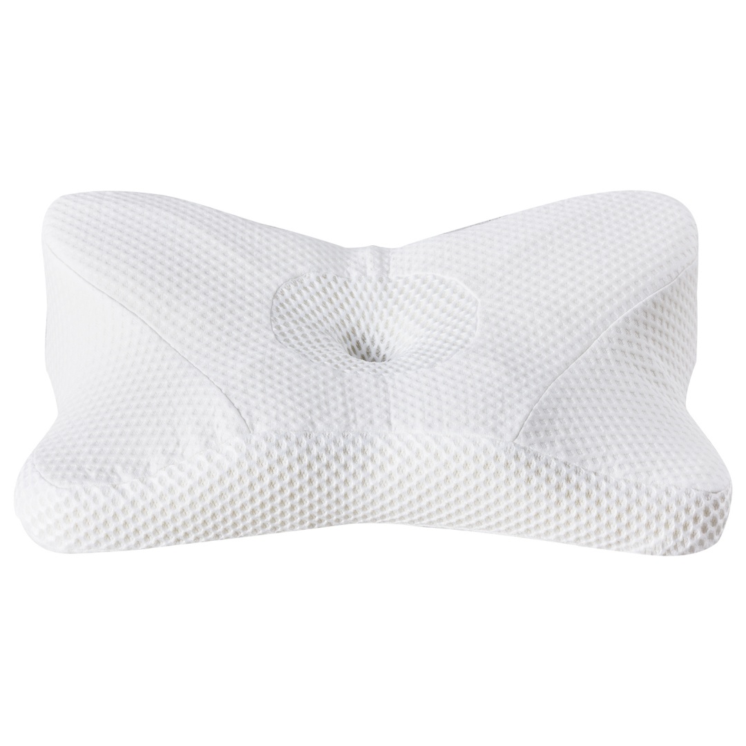 Cervical Neck Pillow, Cooling Ergonomic Memory Foam Pillows  Dual Height Orthope