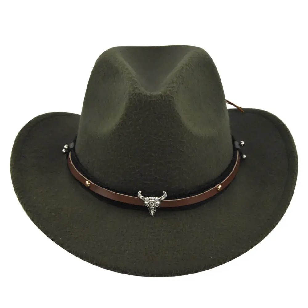 Cowhead Western Cowboy Hat Cornice