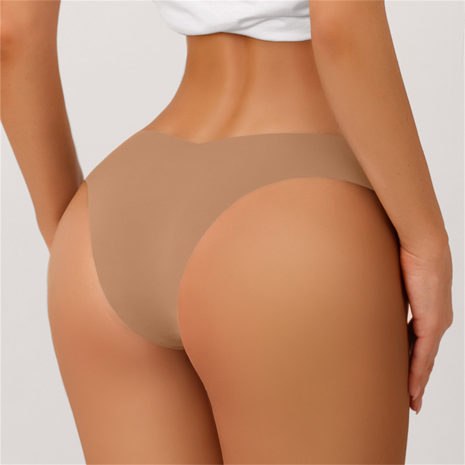 Title 13, Seamless Ice Silk Cotton Crotch Breathable Unde...