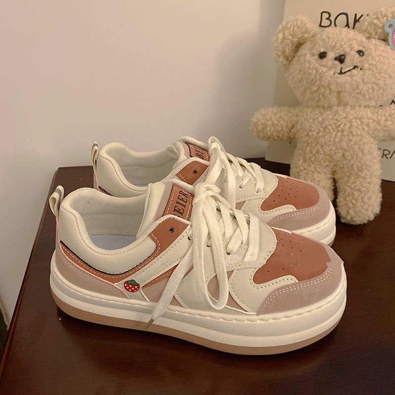 Japanese Ugly Cute Big Head Thick Sole All-match Shoes