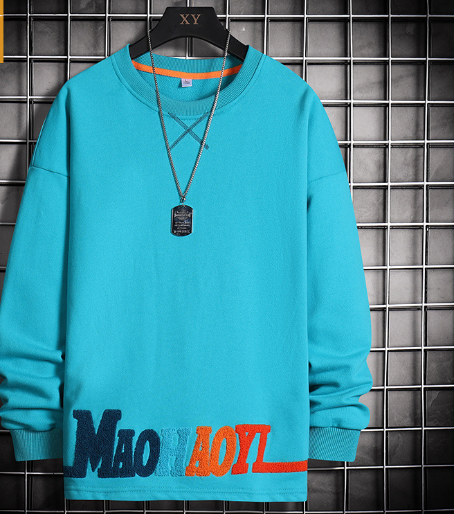 Long Sleeve Teenager Loose Casual Autumn Outfit Top Male