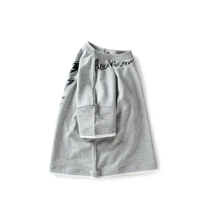 Korean Version Of The New Printed Boy Short Sleeve T