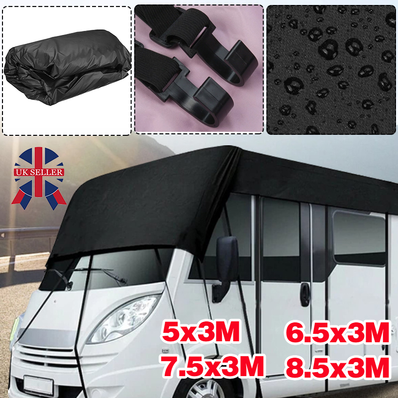 5-8.53m RV Protective Roof Top Cover For Motorhome Caravan Camper Vehicles — image 9