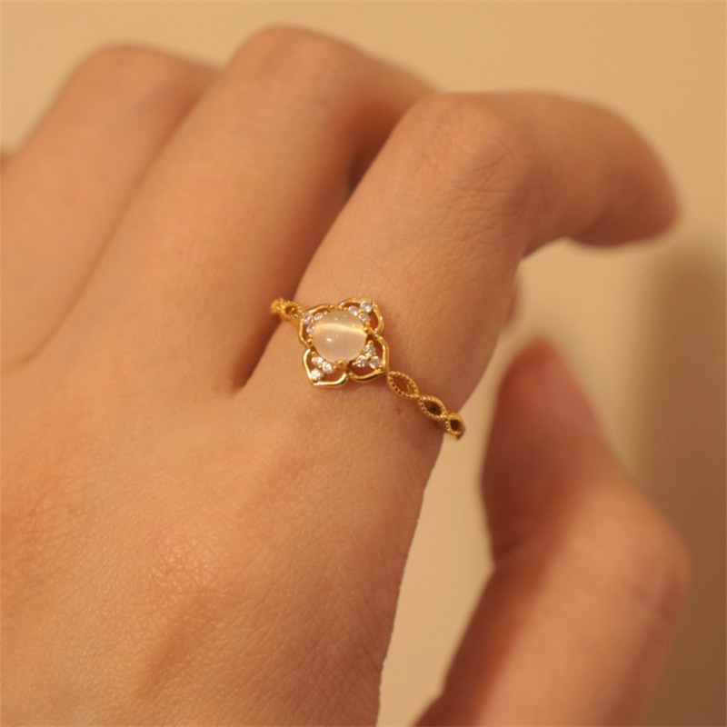 Minimalist Gold Bow Ring, Dainty Design, Adjustable Band For Women