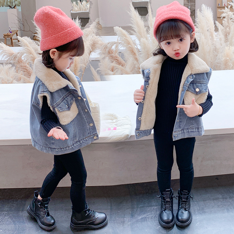 New Children’s Fashion Denim Vest