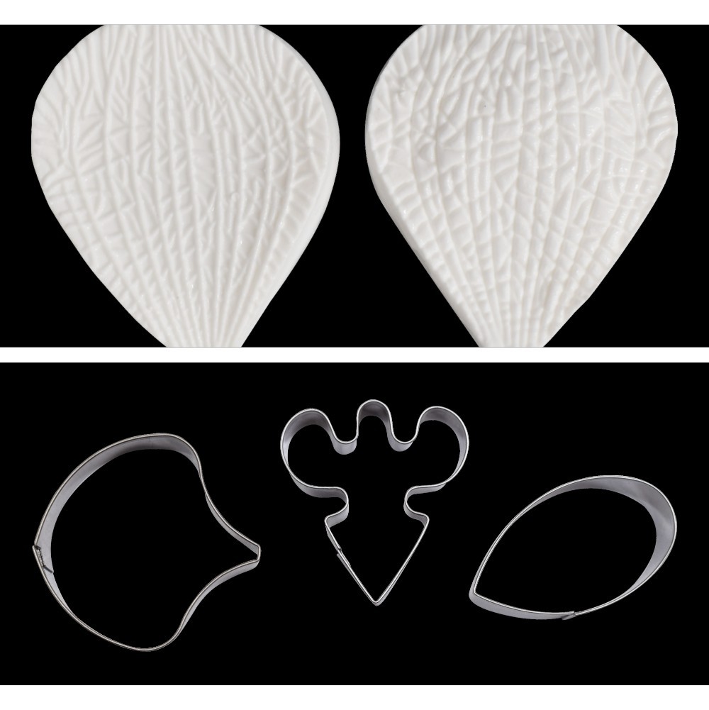 Title 5, Phalaenopsis Stainless Steel Cutting Mold Flowe...