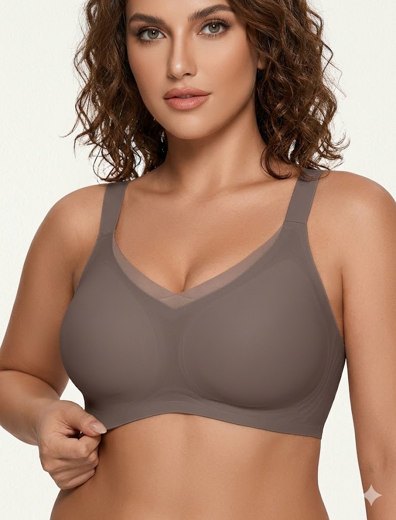 Womens Seamless Jelly Bras No Underwire Comfort Push Up Bras Buttery Soft Wireless Bralette Full Coverage Sports Bra