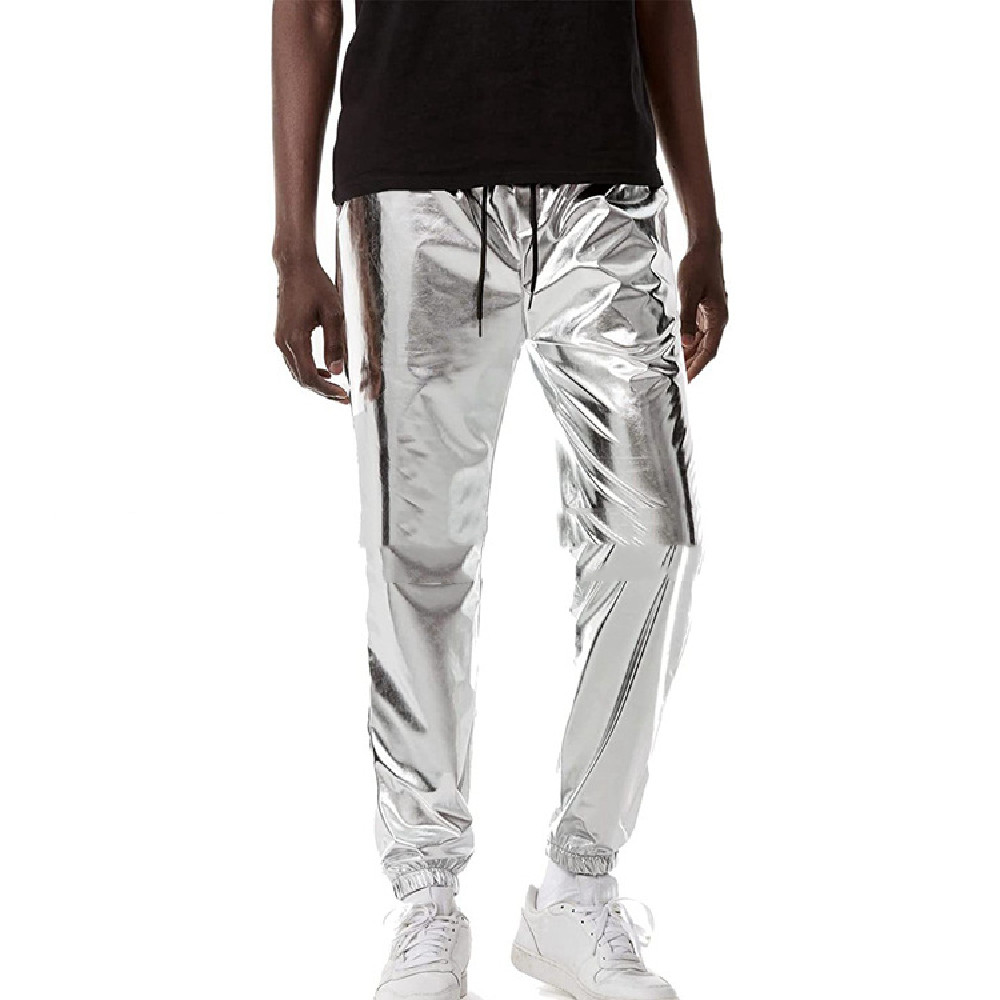 Title 3, Nouveau Pantalon de Jogging Métallique Tendance...