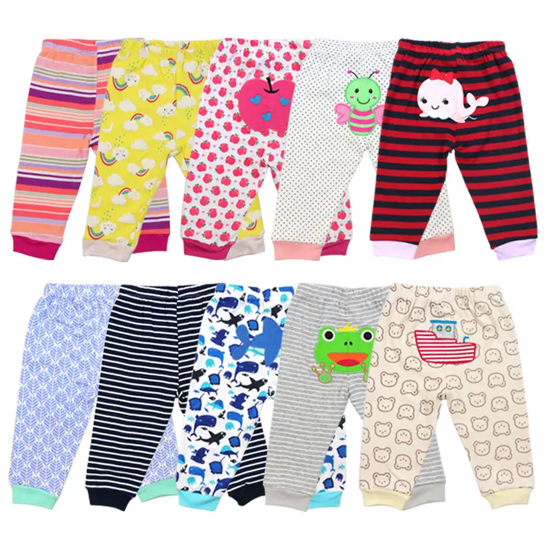Fashionable and Simple Baby Cartoon 5-Piece Pants