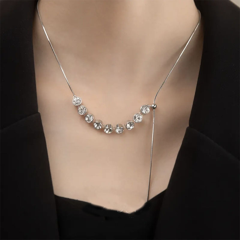 New Trendy All-match Fashion Necklace For Women Niche Design Clavicle Chain High Sense Instafamous Pendant Wholesale