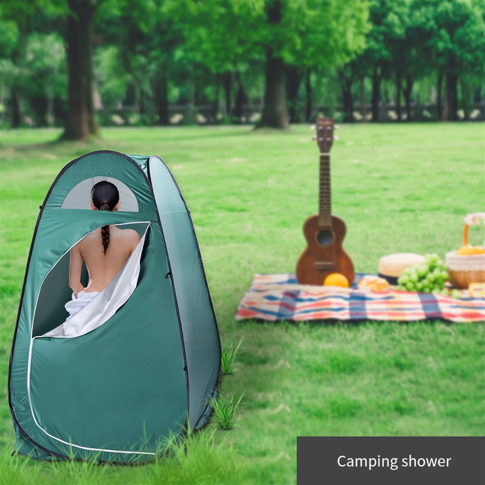 Pop-Up Privacy Tent, Army Green