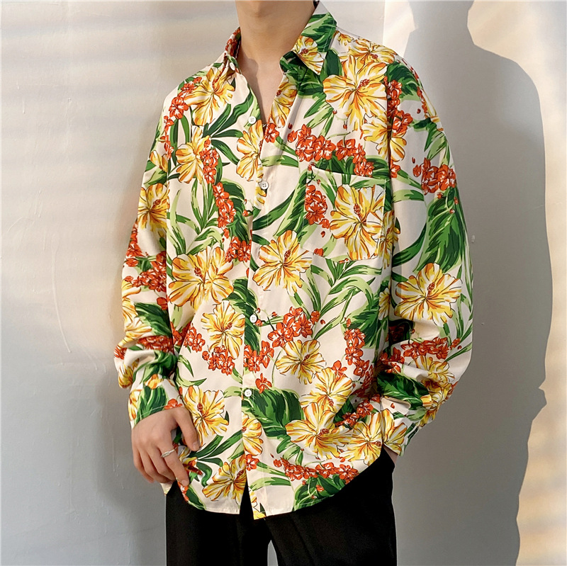 Boys Casual Long-sleeved Shirt Retro Coat