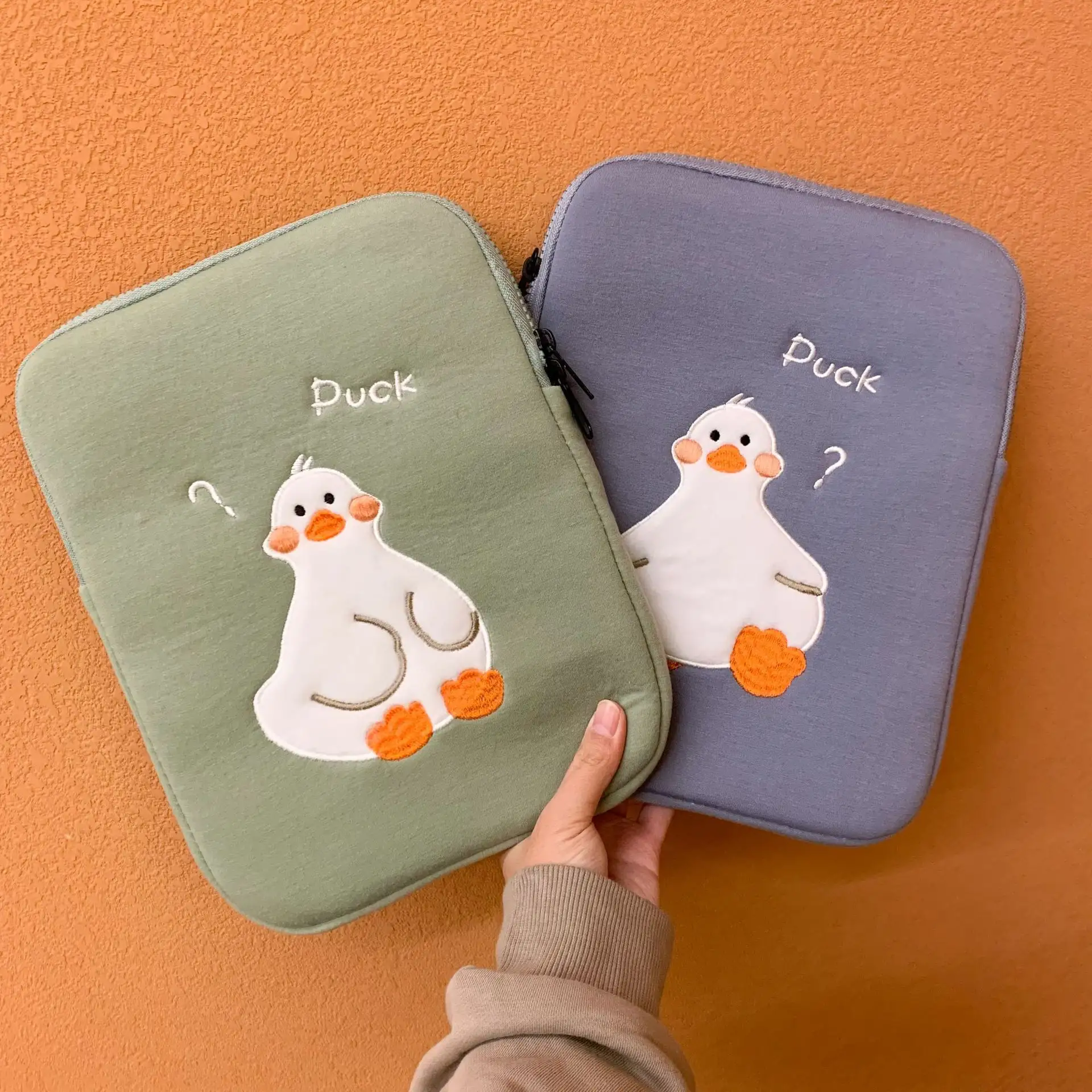 Cartoon Cute Duck Embroidery Ins Niche Design