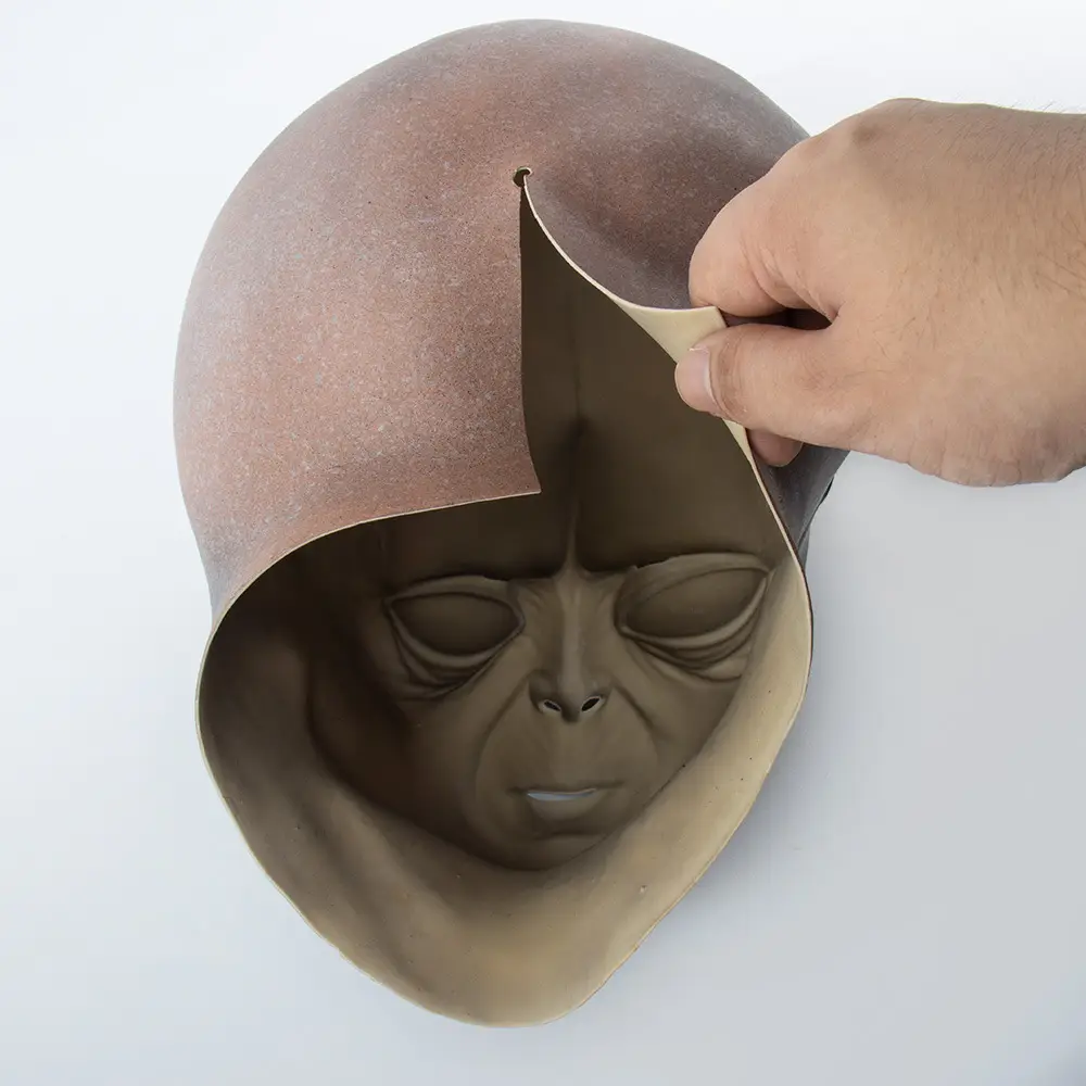 Grey Alien Latex Mask, photo 5