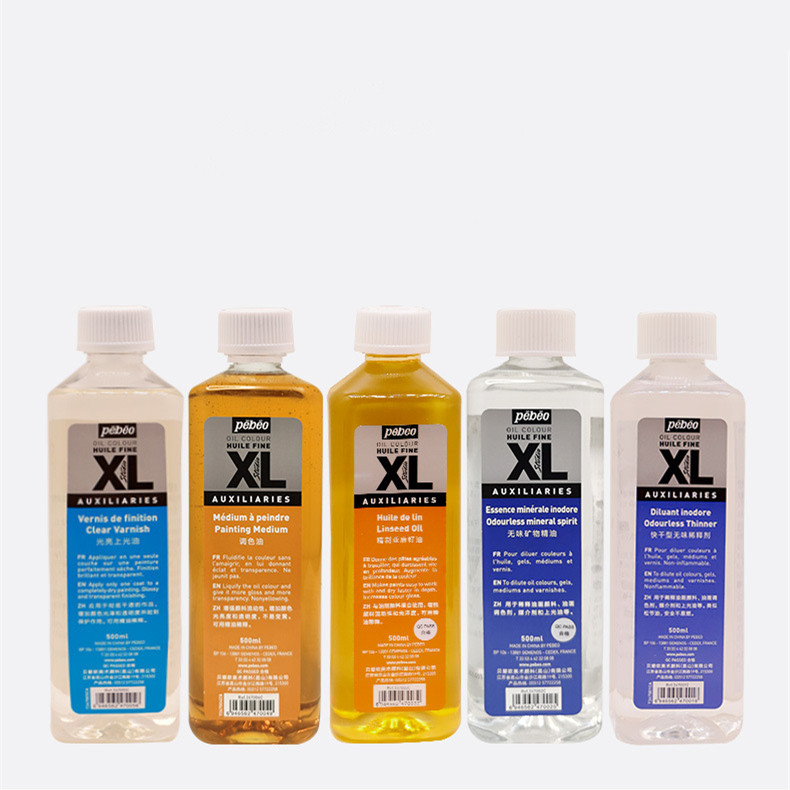 Polishing Mineral Color Blending Oil Refined Flaxseed Oil Painting Medium - Image 11