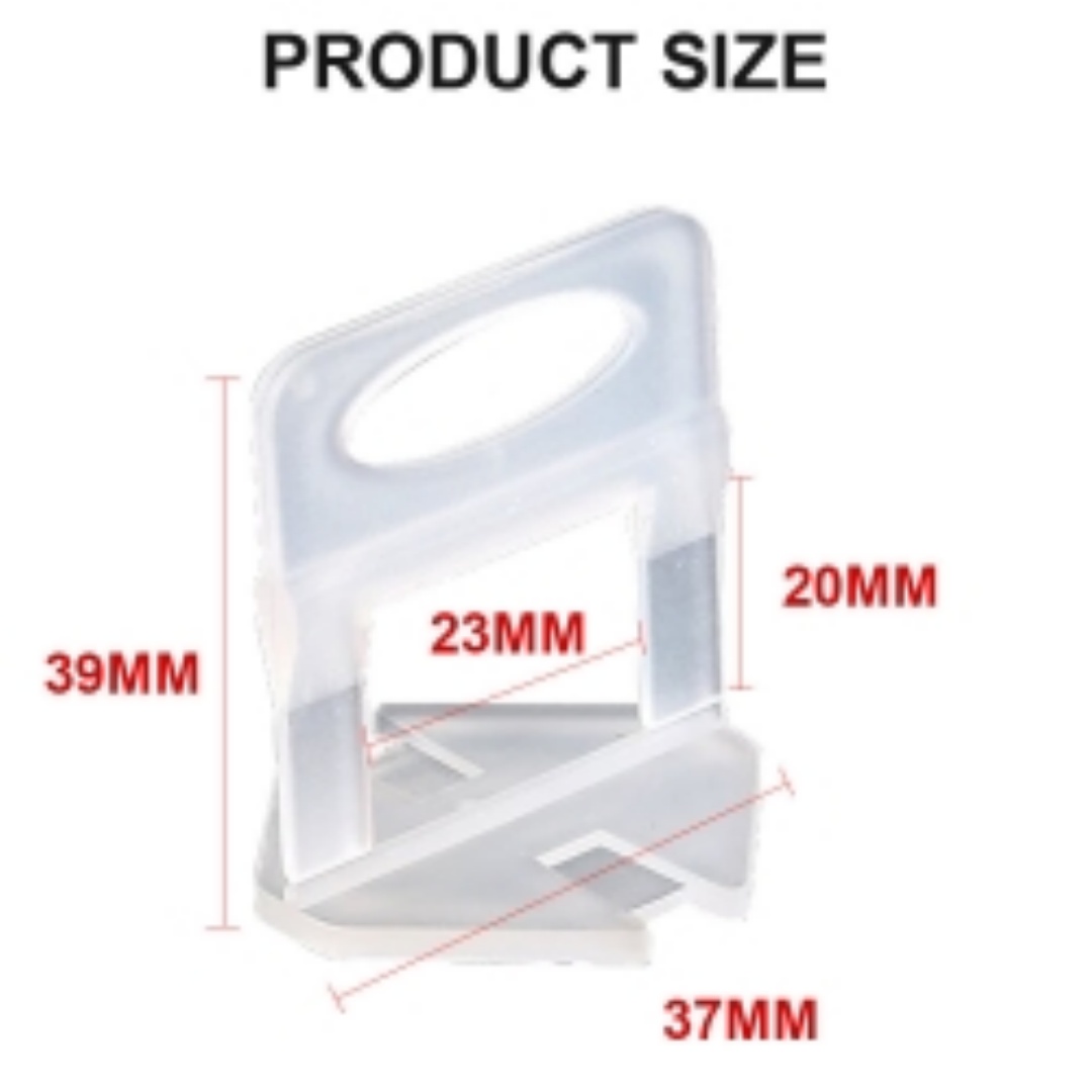 500-4000PCS Tile Leveling System Clips Levelling Spacer Tiling Tool Floor Wall-4000pcs Clips 1.5mm