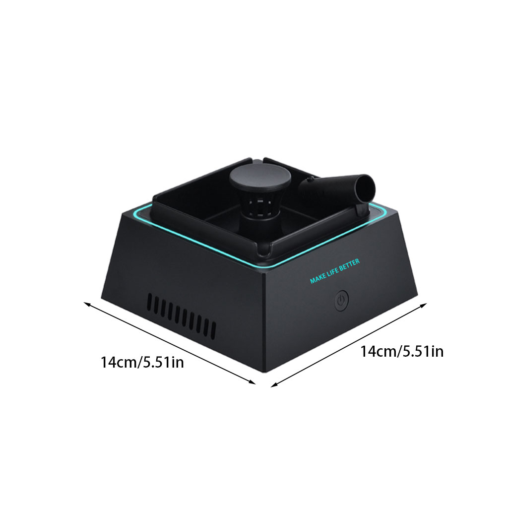 Title 8, Intelligent Electronic Ashtray Air Purifier Rem...