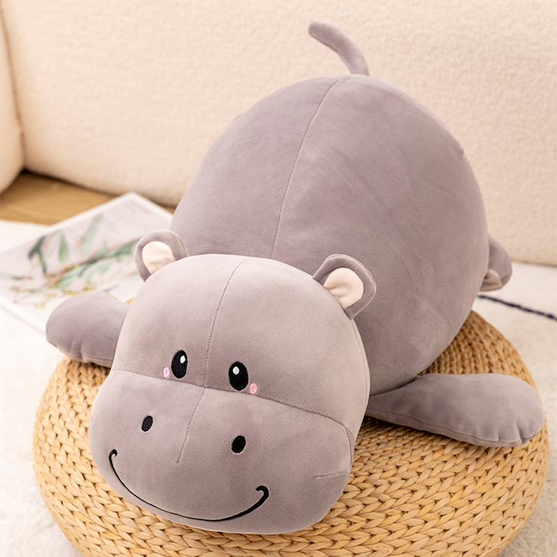 60cm grey hippo