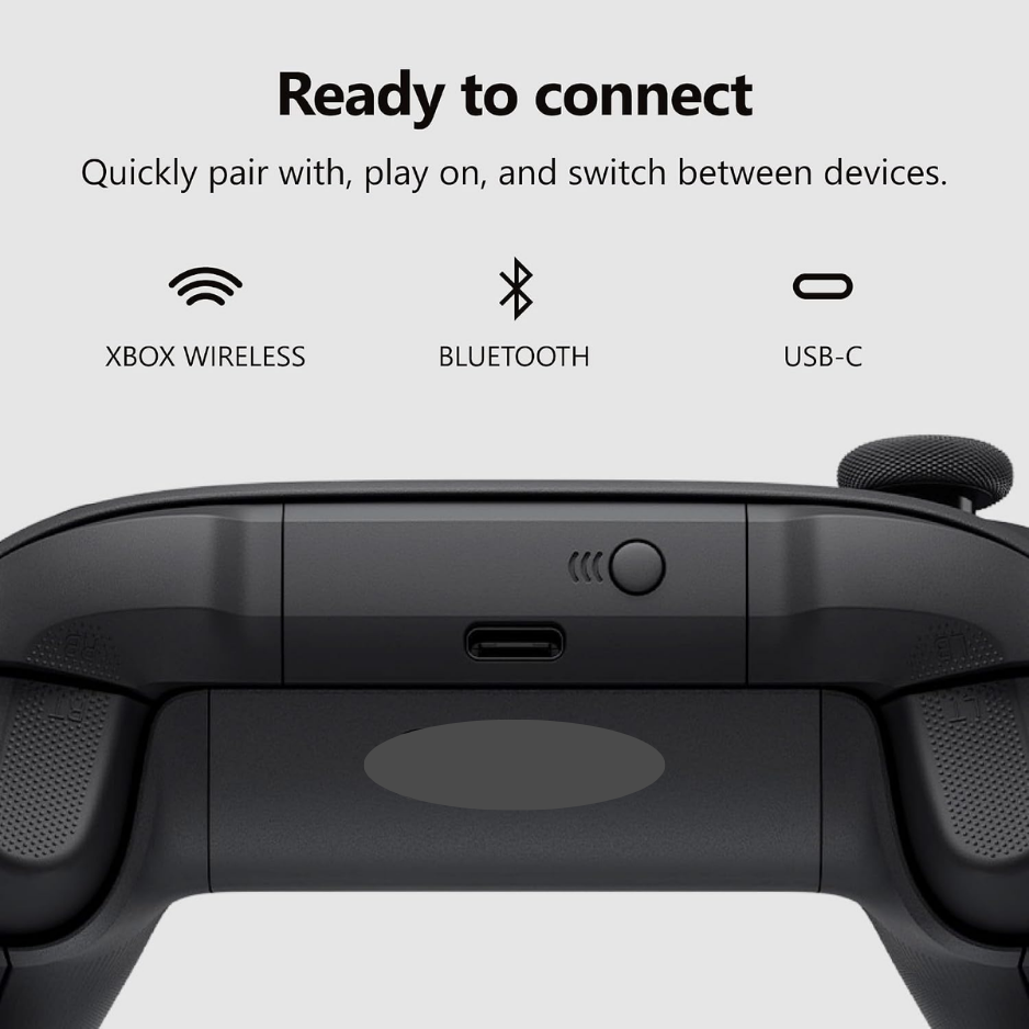 Wireless Gaming Controller With USB-C Cable, Bluetooth & Textured Grip 5
