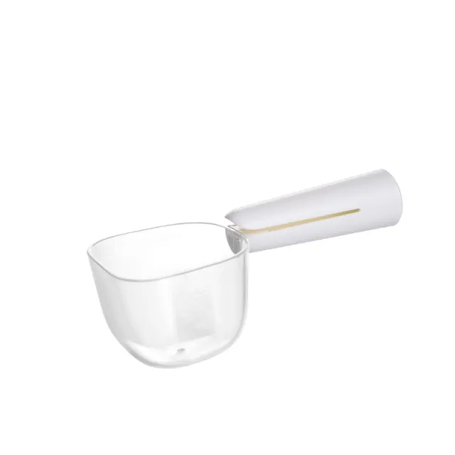 Pet Food Spoon Transparent With Scale Measurement White - Shop at LoveMi