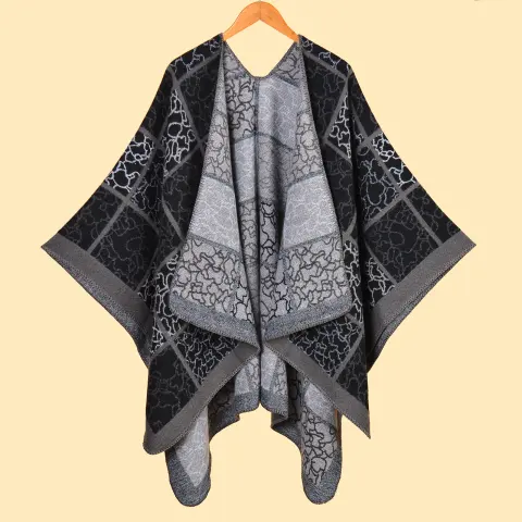 Women's Line Grid Scarf Shawl