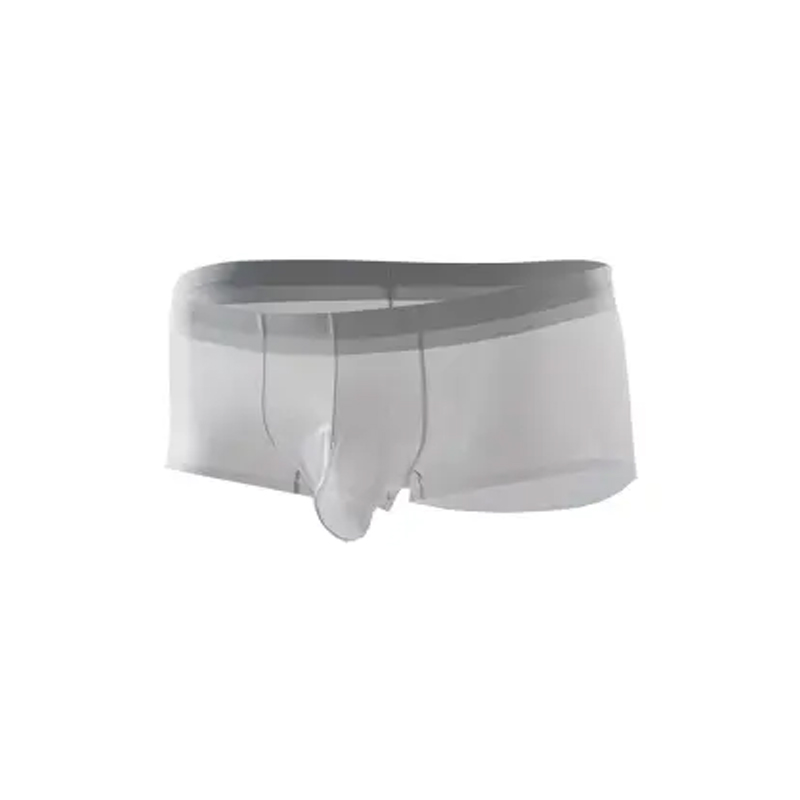 3PCS Men's Ultra Thin Cooling Briefs Lightweight Microfiber Underwear Breathable Design Transparent Underwear Briefs