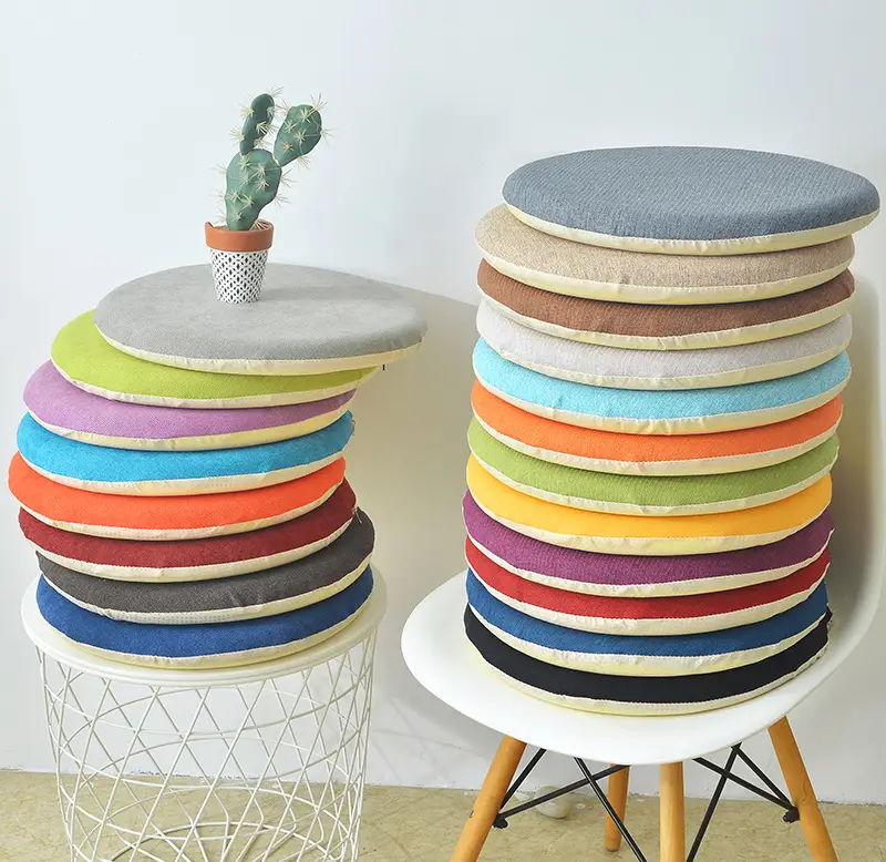Round Chair Pad Cushion for Dining Room and Living Room Seating