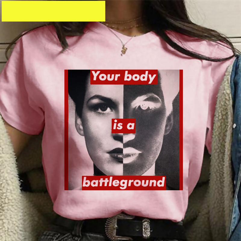 Feminist Surrounding Short Sleeved T Shirt Women